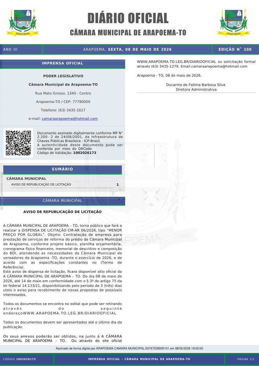 Capa da edição