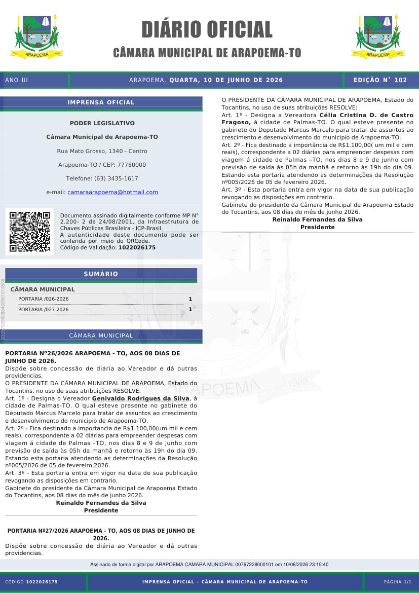 Capa da edição
