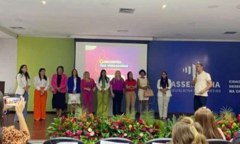 Vereadora Célia representa Arapoema no 1º encontro de vereadoras do Tocantins e é escolhida para comissão organizadora do Fórum da Mulher